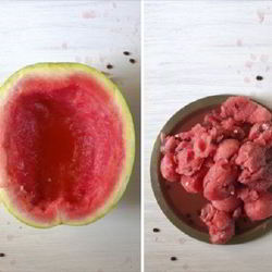 Рецепт Алкогольного желе в арбузе