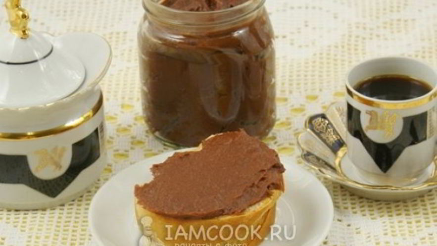 Рецепт бананова-шоколадной паста