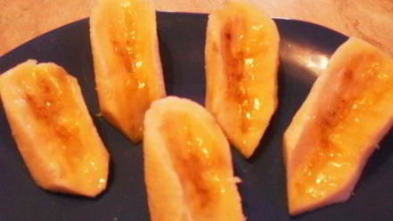 Рецепт бананов, фаршированных шоколадом и орехами