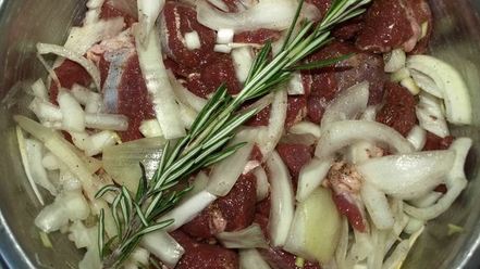 Рецепт баранины, томленной в десертном вине