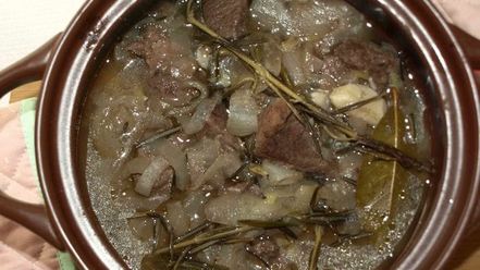 Рецепт баранины, томленной в десертном вине