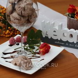 Рецепт Безе с какао и шоколадом