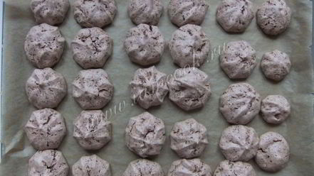 Рецепт безе с какао и шоколадом