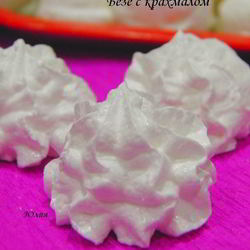 Рецепт Безе с крахмалом