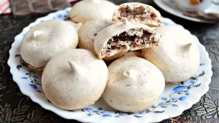 Рецепт безе с шоколадом