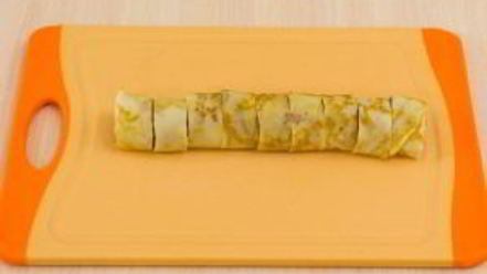 Рецепт блинчиков с яблоками под безе