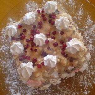 Рецепт Графских развалин из безе