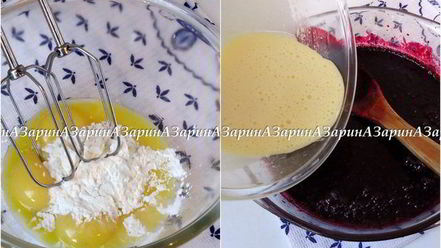 Рецепт корзиночек с черничным кердом и безе