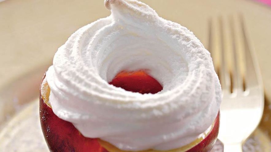 Рецепт нектаринов с безе