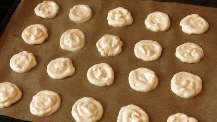 Рецепт нутова-миндальных безе