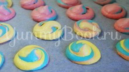 Рецепт разноцветного безе