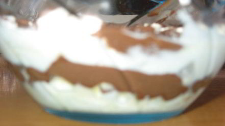 Рецепт семифреддо с безе и шоколадной пастой