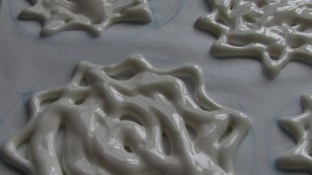 Рецепт снежной елки из безе