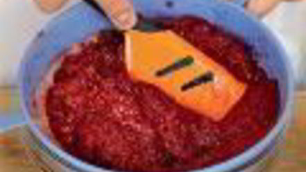 Рецепт супа из малины с безе