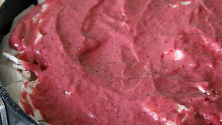 Рецепт торта-безе с брусничным курдом