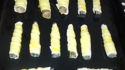 Рецепт трубочек с безе