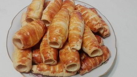 Рецепт трубочек с безе