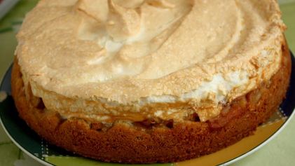 Рецепт Яблочного торта-безе