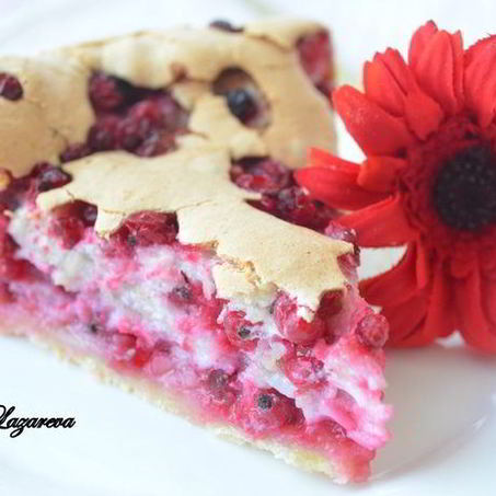 Рецепт Ягодного торта-безе