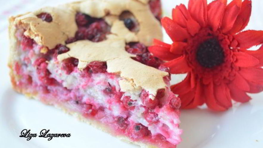 Рецепт ягодного торта-безе