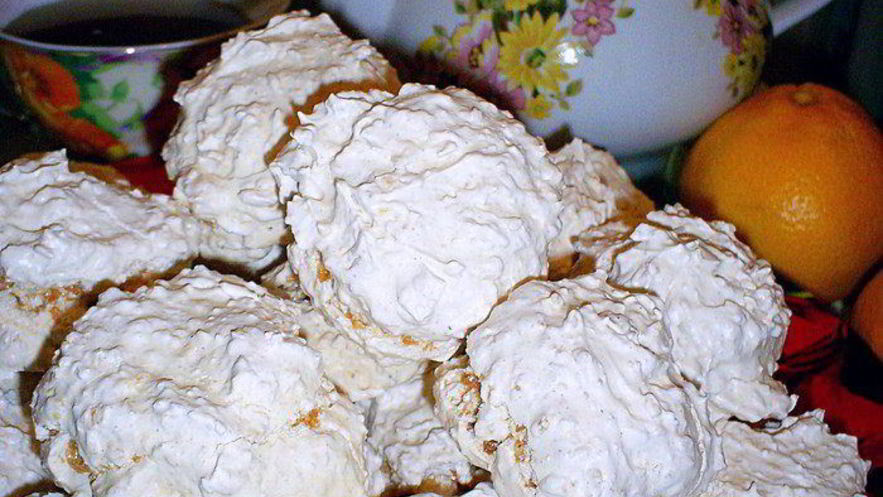 Рецепт заварного кокосового безе