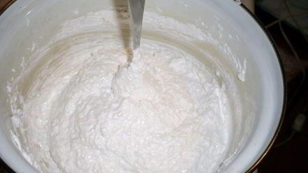 Рецепт заварного кокосового безе