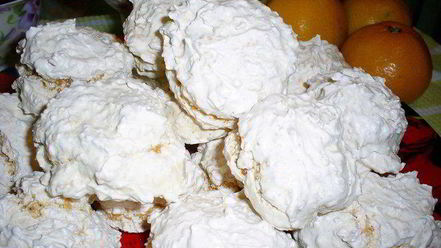 Рецепт заварного кокосового безе