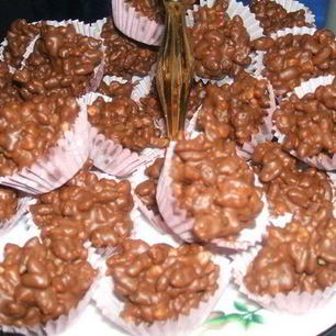 Рецепт Быстрых шоколадных хрустелков с изюмом