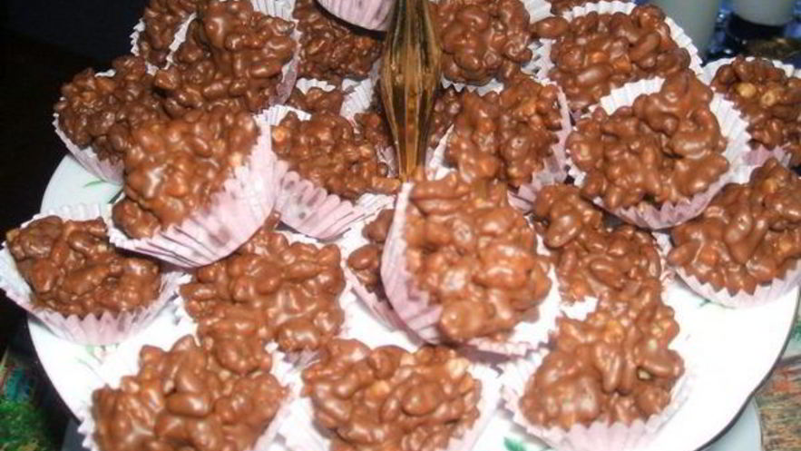 Рецепт быстрых шоколадных хрустелков с изюмом