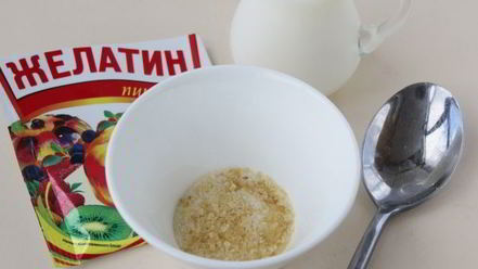 Рецепт десерта из клубники и сметаны с желатином