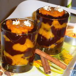 Рецепт Десерта Шоколадно-тыквенное наслаждение