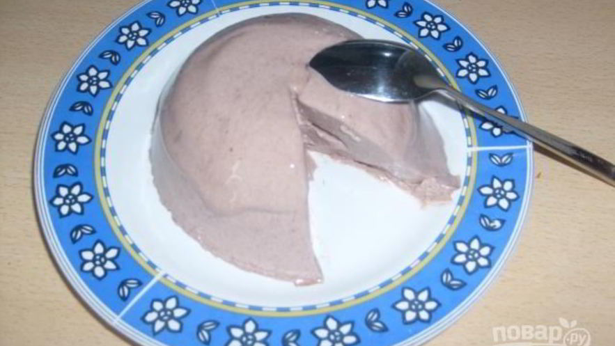 Рецепт диетического десерта из творога с желатином