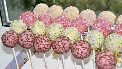 Рецепт Кейка попсы со сгущенкой