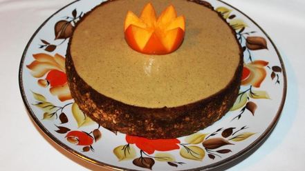 Рецепт чизкейка халва-хурма