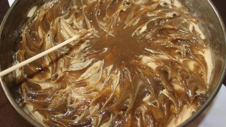 Рецепт чизкейка халва-кофе-кардамон