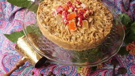 Рецепт чизкейка халва-кофе-кардамон