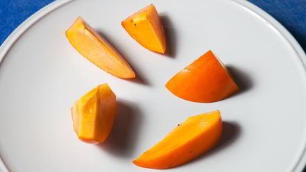 Рецепт десерта хурма и халва