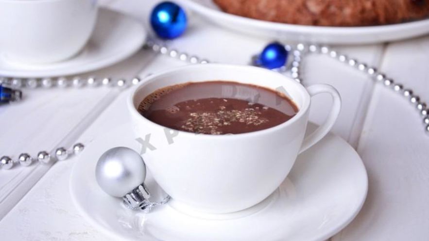 Рецепт горячего шоколада с халвой