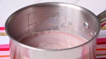 Рецепт горячего шоколада с халвой