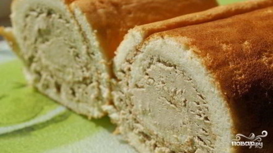 Рецепт рулета из халвы