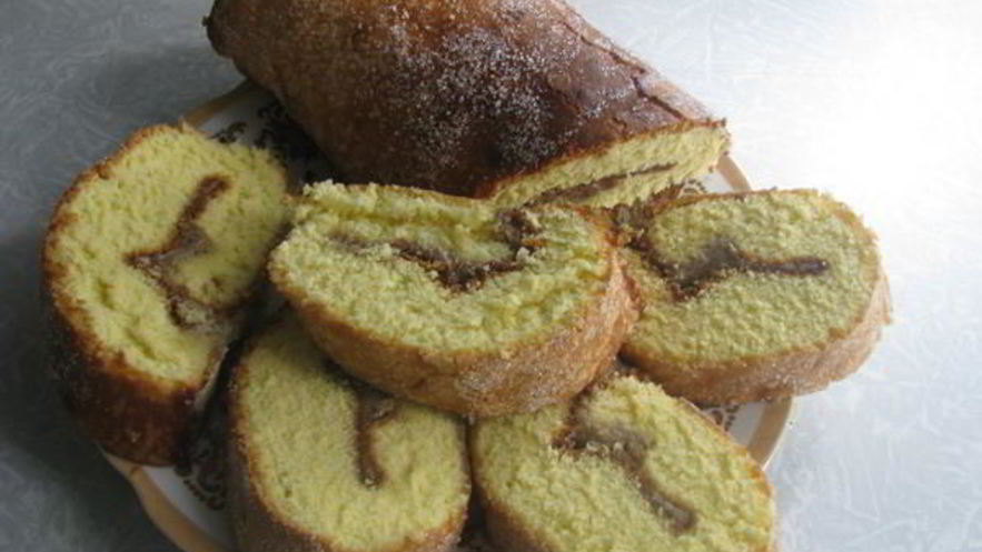 Рецепт рулета с халвой