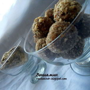 Рецепт Шоколадных конфет с халвой