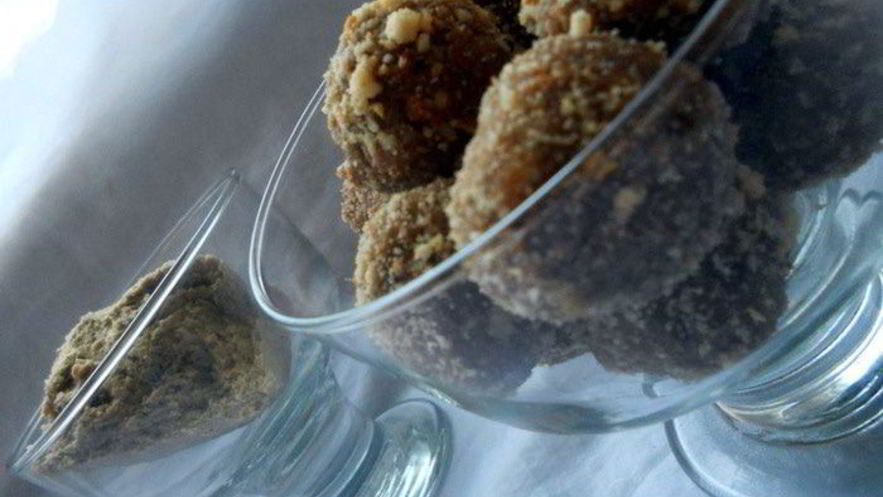 Рецепт шоколадных конфет с халвой