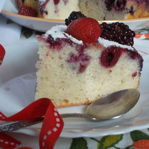 Рецепт Клафути с ягодным ассорти