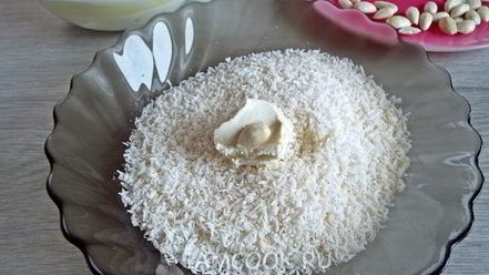 Рецепт кокосовых конфет снежки