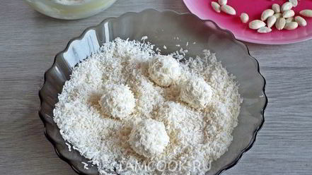 Рецепт кокосовых конфет снежки