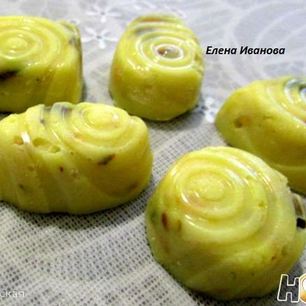 Рецепт Конфет из белого шоколада с фисташками и лимоном