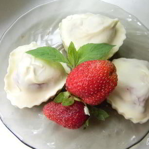 Рецепт Конфет Клубника в белом шоколаде