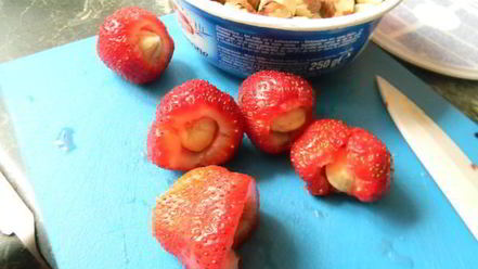 Рецепт конфет клубника в белом шоколаде