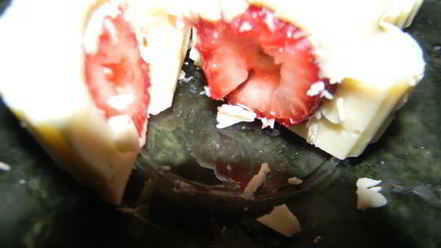 Рецепт конфет клубника в белом шоколаде